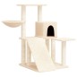vidaXL Albero per Gatti con Tiragraffi in Sisal Crema 82 cm vidaXL Albero per Gatti con Tiragraffi in Sisal Crema 82 cm