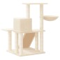vidaXL Albero per Gatti con Tiragraffi in Sisal Crema 82 cm vidaXL Albero per Gatti con Tiragraffi in Sisal Crema 82 cm