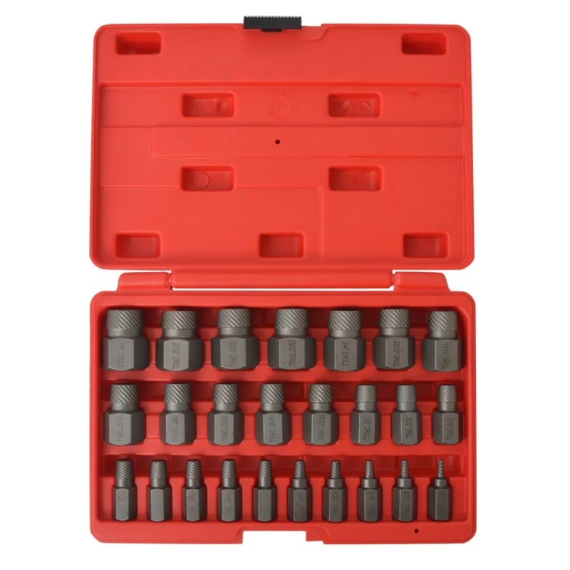 vidaXL Set Estrattore Multi Vite 25 pz in Acciaio vidaXL Set Estrattore Multi Vite 25 pz in Acciaio