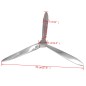 vidaXL Elica Montaggio a Muro Alluminio 70 cm Argento vidaXL Elica Montaggio a Muro Alluminio 70 cm Argento