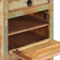 vidaXL Scarpiera a 4 Livelli con Cassetto Legno Massello di Recupero vidaXL Scarpiera a 4 Livelli con Cassetto Legno Massello di Recupero