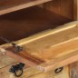 vidaXL Scarpiera a 4 Livelli con Cassetto Legno Massello di Recupero vidaXL Scarpiera a 4 Livelli con Cassetto Legno Massello di Recupero