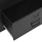 vidaXL Armadio Industriale Nero 90x40x140 cm in Acciaio vidaXL Armadio Industriale Nero 90x40x140 cm in Acciaio