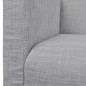 vidaXL Panca con Cuscino Imbottito Tessuto Legno Hevea Grigio Chiaro vidaXL Panca con Cuscino Imbottito Tessuto Legno Hevea Grigio Chiaro