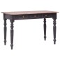 vidaXL Scrivania con 3 Cassetti 117x57x75 cm Legno Massello di Mogano