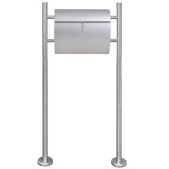 Casetta della Posta con Supporto in Acciaio Inox