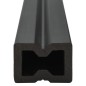 vidaXL Pavimento per esterni in WPC con accessori 36 m² 2,2 m grigio vidaXL Pavimento per esterni in WPC con accessori 36 m² 2,2 m grigio