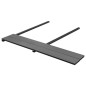 vidaXL Pavimento per esterni in WPC con accessori 26 m² grigio  