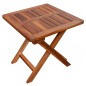 vidaXL Lettini Prendisole 2 pz con Tavolo in Massello di Acacia vidaXL Lettini Prendisole 2 pz con Tavolo in Massello di Acacia