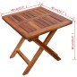 vidaXL Lettini Prendisole 2 pz con Tavolo in Massello di Acacia vidaXL Lettini Prendisole 2 pz con Tavolo in Massello di Acacia