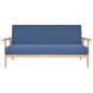 vidaXL Set di Divani 2 pz in Tessuto Blu vidaXL Set di Divani 2 pz in Tessuto Blu