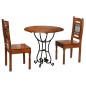 vidaXL Set da Bistrot 3 pz in Legno Massello di Acacia vidaXL Set da Bistrot 3 pz in Legno Massello di Acacia