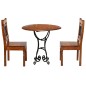 vidaXL Set da Bistrot 3 pz in Legno Massello di Acacia vidaXL Set da Bistrot 3 pz in Legno Massello di Acacia