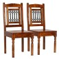 vidaXL Set da Bistrot 3 pz in Legno Massello di Acacia vidaXL Set da Bistrot 3 pz in Legno Massello di Acacia