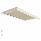 vidaXL Tenda da Sole Pieghevole Manuale 300 cm Crema