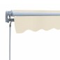 vidaXL Tenda da Sole Pieghevole Manuale 300 cm Crema