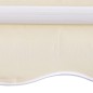 vidaXL Tenda da Sole Pieghevole Manuale 300 cm Crema