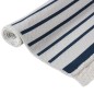 Tappeto Blu Marino 80x300 cm in Cotone Tappeto Blu Marino 80x300 cm in Cotone