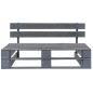 vidaXL Divano da Giardino a Pallet con Cuscini Sabbia in Legno di Pino vidaXL Divano da Giardino a Pallet con Cuscini Sabbia in Legno di Pino