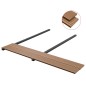 vidaXL Pavimento per Esterni in WPC Pieno Accessori 26 m² 2,2 m Teak vidaXL Pavimento per Esterni in WPC Pieno Accessori 26 m² 2,2 m Teak