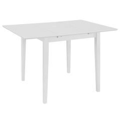 vidaXL Set da Pranzo 3 pz in MDF Bianco