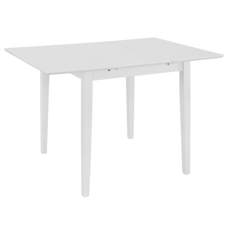 vidaXL Set da Pranzo 3 pz in MDF Bianco