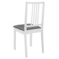 vidaXL Set da Pranzo 3 pz in MDF Bianco vidaXL Set da Pranzo 3 pz in MDF Bianco