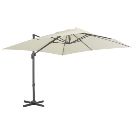 vidaXL Ombrellone da Giardino con Base Portatile Sabbia