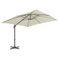 vidaXL Ombrellone da Giardino con Base Portatile Sabbia vidaXL Ombrellone da Giardino con Base Portatile Sabbia