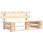 vidaXL Divano da Giardino a Pallet con Cuscini Sabbia in Legno di Pino vidaXL Divano da Giardino a Pallet con Cuscini Sabbia in Legno di Pino