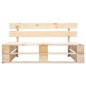 vidaXL Divano da Giardino a Pallet con Cuscini Sabbia in Legno di Pino vidaXL Divano da Giardino a Pallet con Cuscini Sabbia in Legno di Pino