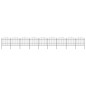 vidaXL Recinto Giardino Punta a Lancia (1,5-1,75)x15,3m Acciaio Nera vidaXL Recinto Giardino Punta a Lancia (1,5-1,75)x15,3m Acciaio Nera