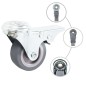 vidaXL Ruote Girevoli con Foro per Bullone 8 pz 50 mm