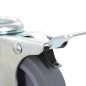 vidaXL Ruote Girevoli con Foro per Bulloni 12 pz 75 mm
