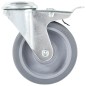 vidaXL Ruote Girevoli con Foro per Bullone 32 pz 100 mm vidaXL Ruote Girevoli con Foro per Bullone 32 pz 100 mm