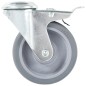 vidaXL Ruote Girevoli con Foro per Bulloni 24 pz 100 mm vidaXL Ruote Girevoli con Foro per Bulloni 24 pz 100 mm
