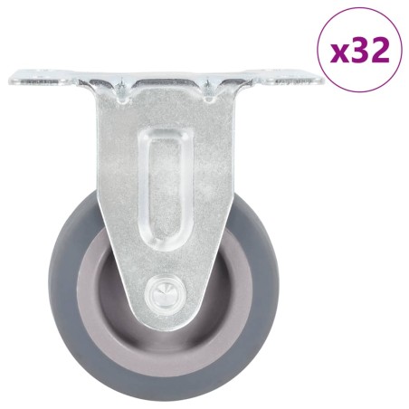 vidaXL Rotelle Fisse 32 pz 50 mm