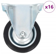 vidaXL Rotelle Fisse 16 pz 75 mm