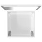 vidaXL Set Mobili da Bagno 2 pz Bianco Lucido in Legno Multistrato vidaXL Set Mobili da Bagno 2 pz Bianco Lucido in Legno Multistrato