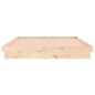 vidaXL Giroletto con LED 150x200 cm King Size in Legno Massello vidaXL Giroletto con LED 150x200 cm King Size in Legno Massello