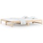 vidaXL Dormeuse Estraibile 2x(90x200) cm Legno Massello di Pino vidaXL Dormeuse Estraibile 2x(90x200) cm Legno Massello di Pino
