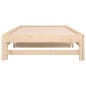 vidaXL Dormeuse Estraibile 2x(90x200) cm Legno Massello di Pino vidaXL Dormeuse Estraibile 2x(90x200) cm Legno Massello di Pino
