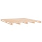 vidaXL Letto a Pallet 140x200 cm in Legno Massello di Pino vidaXL Letto a Pallet 140x200 cm in Legno Massello di Pino