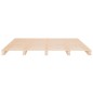 vidaXL Letto a Pallet 140x200 cm in Legno Massello di Pino vidaXL Letto a Pallet 140x200 cm in Legno Massello di Pino