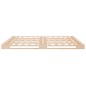 vidaXL Letto a Pallet 160x200 cm in Legno Massello di Pino vidaXL Letto a Pallet 160x200 cm in Legno Massello di Pino