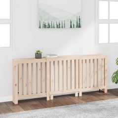vidaXL Copertura Termosifone 210x21x85 cm in Legno Massello di Pino