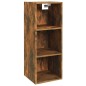 Armadietto a Muro Rovere Fumo 34,5x32,5x90 cm Legno Multistrato