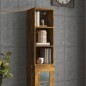 Armadietto a Muro Rovere Fumo 34,5x32,5x90 cm Legno Multistrato