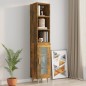 Armadietto a Muro Rovere Fumo 34,5x32,5x90 cm Legno Multistrato