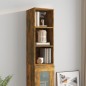 Armadietto a Muro Rovere Fumo 34,5x32,5x90 cm Legno Multistrato